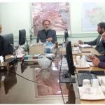 جلسه بررسی لایروبی قنوات روستاهای فاقد دهیاری در فرمانداری قم