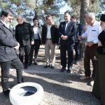 بازدید رئیس کل دادگستری و استاندار قم از مزرعه کشت و صنعت فدک قم