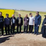 بازدید از فعالیت‌های ترویجی و فنی جهاد کشاورزی قنوات با حضور کشاورزان پیشرو
