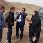 بازدید مدیران امور اراضی استان قم از اراضی و پرونده‌های شهرستان کهک