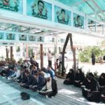 برگزاری مراسم زیارت عاشورا در جوار گلزار شهدای امامزاده علی بن جعفر(ع) قم