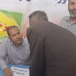 میز خدمت جهاد کشاورزی در نماز جمعه شهر دستجرد