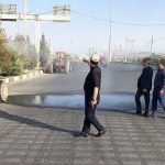 برگزاری مانور مه‌پاشی در مسیر تشییع پیکر رهبر شهید
