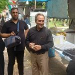 سنگری از مهر در مسیر وداع؛ تکریم میلیون‌ها دلداده رهبر شهید توسط خادمان سازمان جهاد کشاورزی استان قم ‌