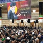 آیین بزرگداشت رهبر شهید در حرم بانوی کرامت